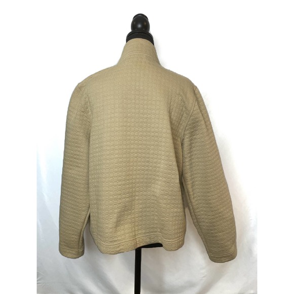 Circle Print Zipper Sweater - Picture 5 of 6